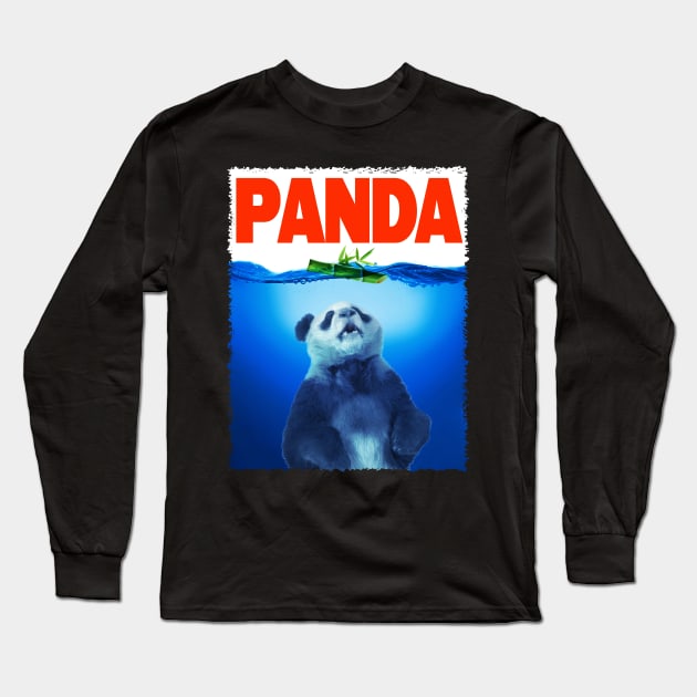 Bamboo Beauty Chic Panda Tee for Nature and Wildlife Lovers Long Sleeve T-Shirt by Gamma-Mage